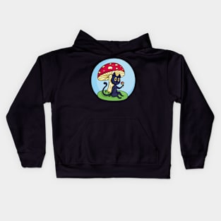 Mushroom Kitty - Globe Kids Hoodie